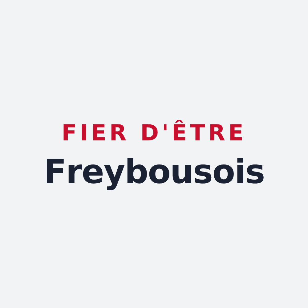 Poster « Fier d'être Freybousois » — design pour Freybouse