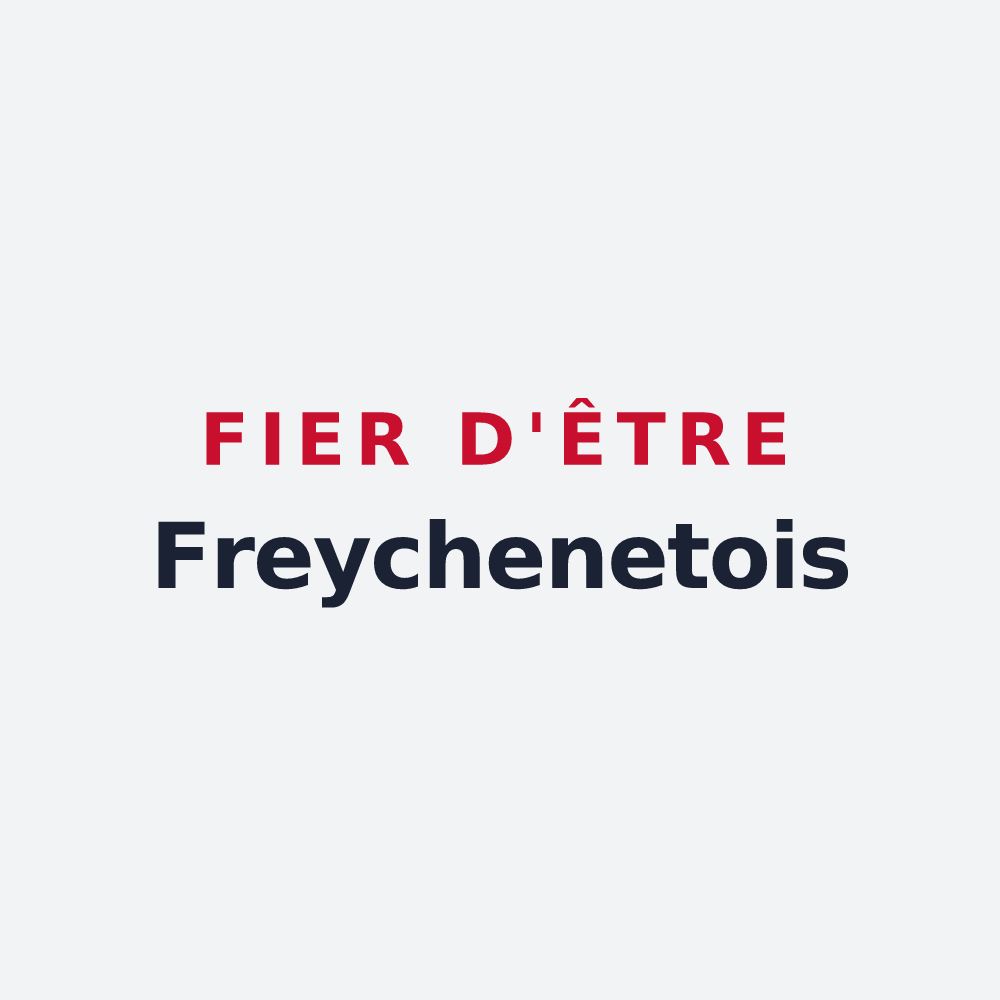 Poster « Fier d'être Freychenetois » — design pour Freychenet