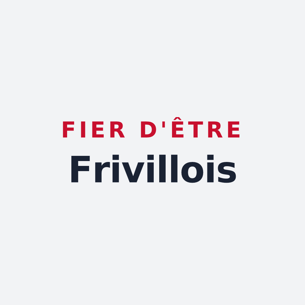 Poster « Fier d'être Frivillois » — design pour Friville-Escarbotin