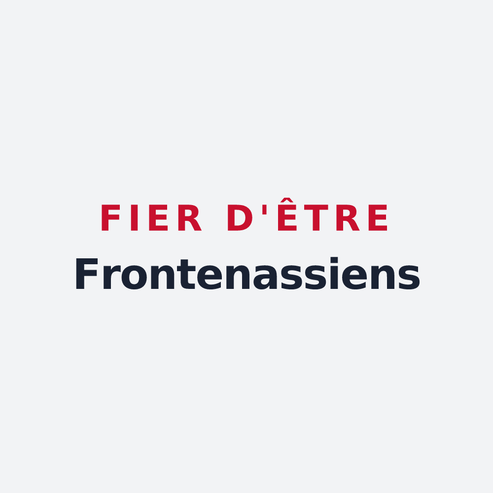 Poster « Fier d'être Frontenassiens » — design pour Frontenas