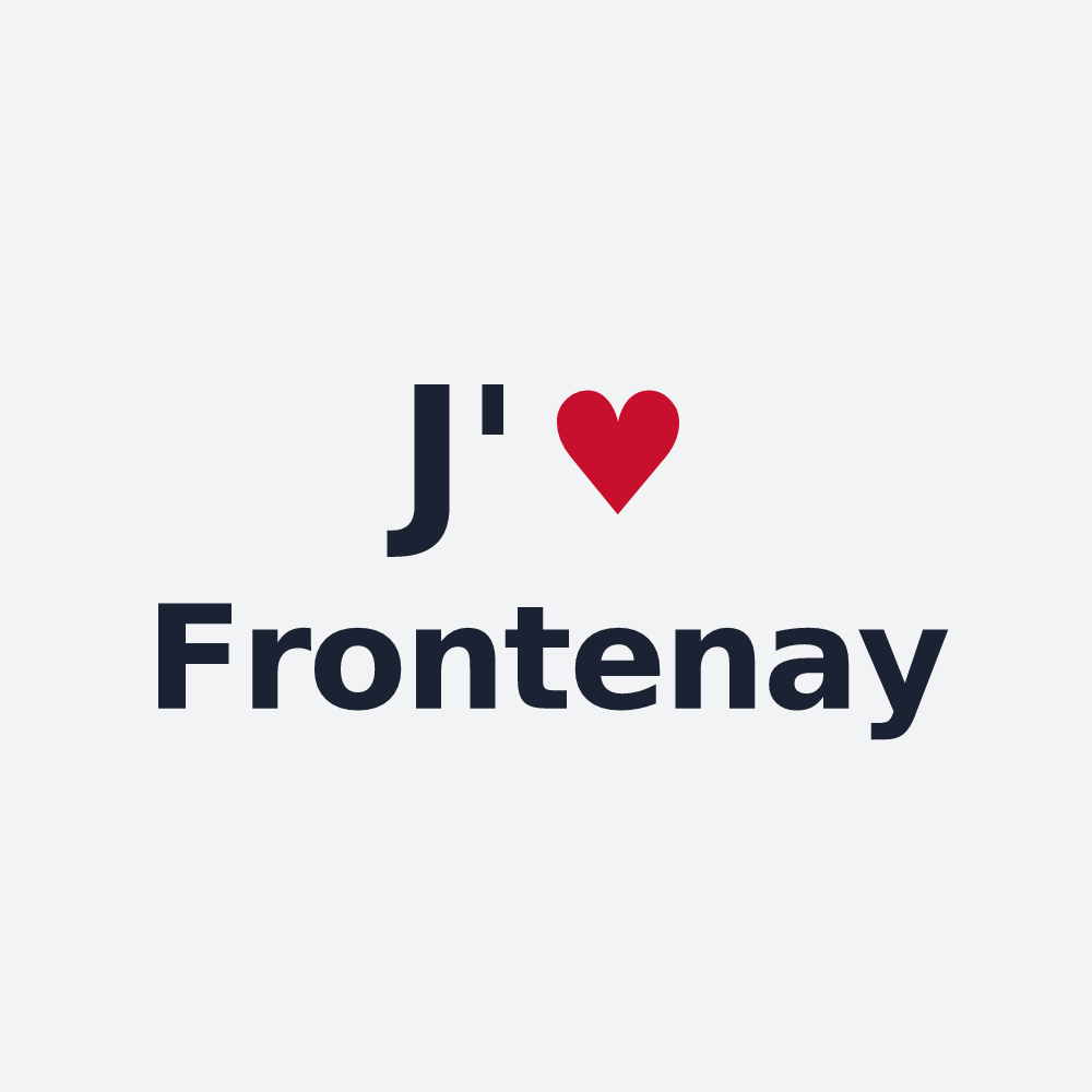 Poster personnalisé Frontenay — design J'aime Frontenay