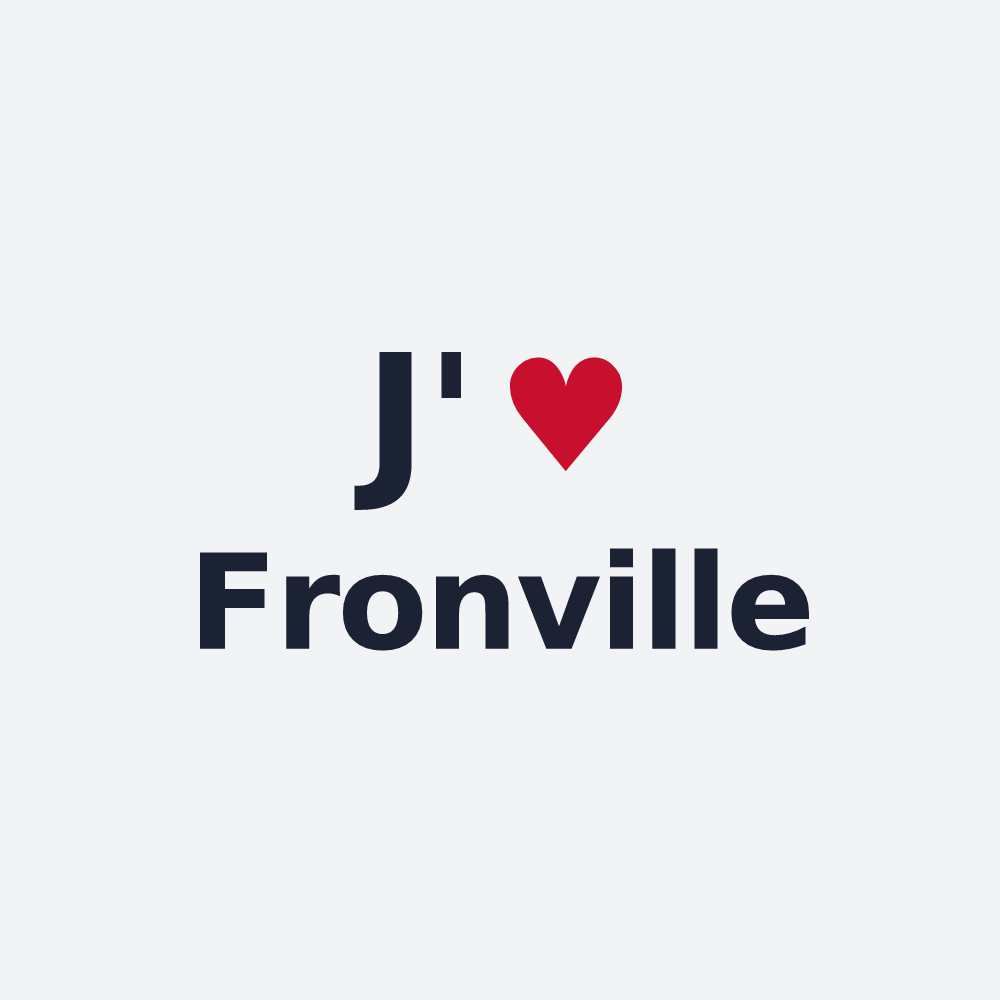 Poster personnalisé Fronville — design J'aime Fronville