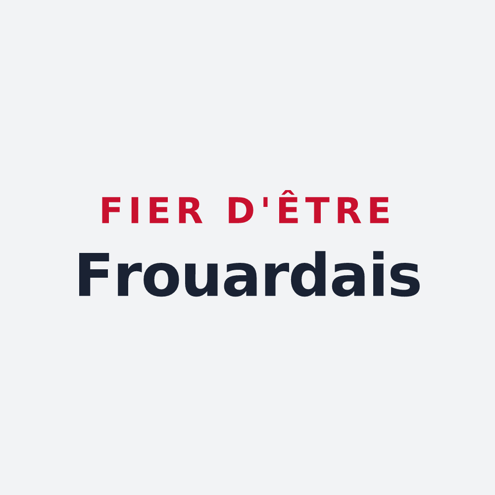 Poster « Fier d'être Frouardais » — design pour Frouard