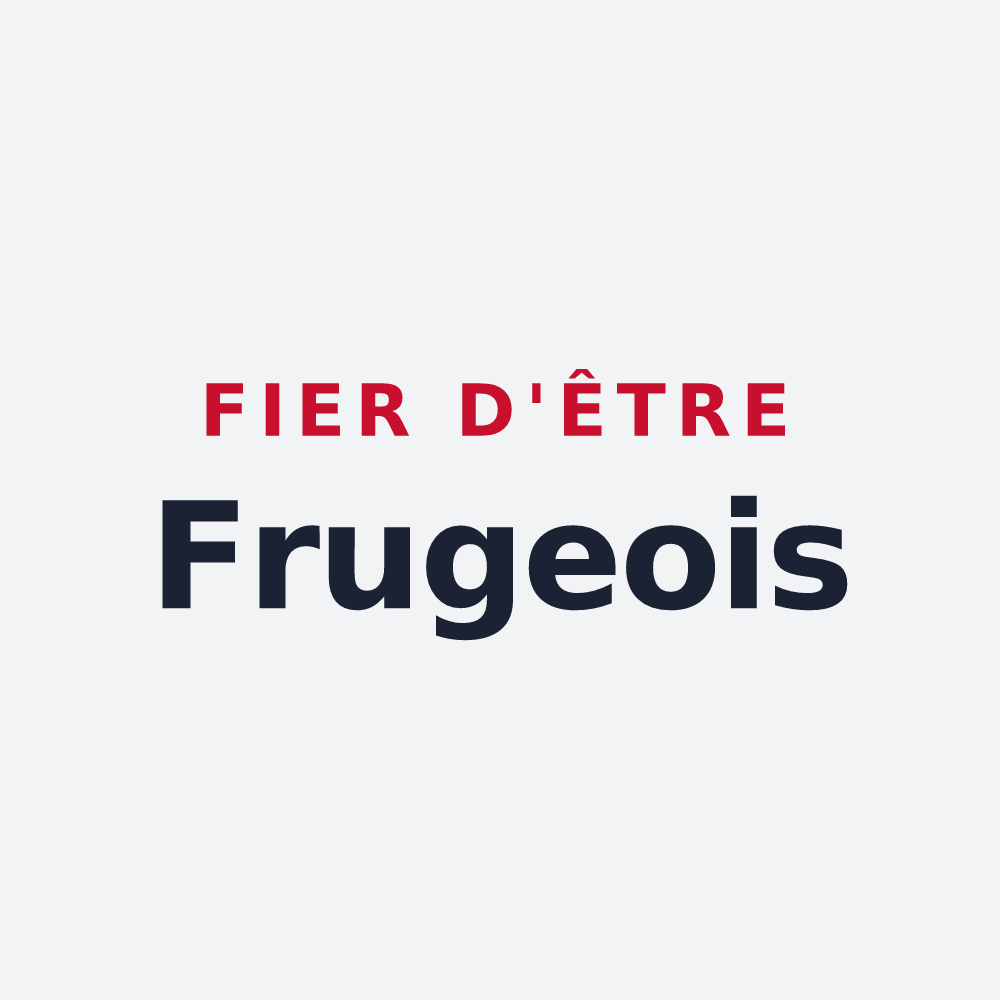 Poster « Fier d'être Frugeois » — design pour Fruges
