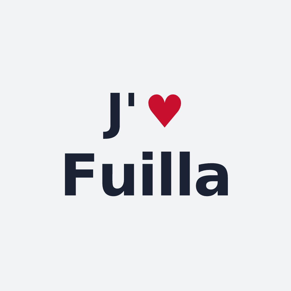Poster personnalisé Fuilla — design J'aime Fuilla