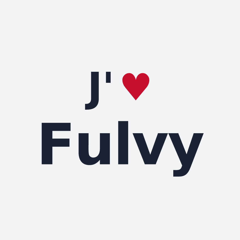 Poster personnalisé Fulvy — design J'aime Fulvy