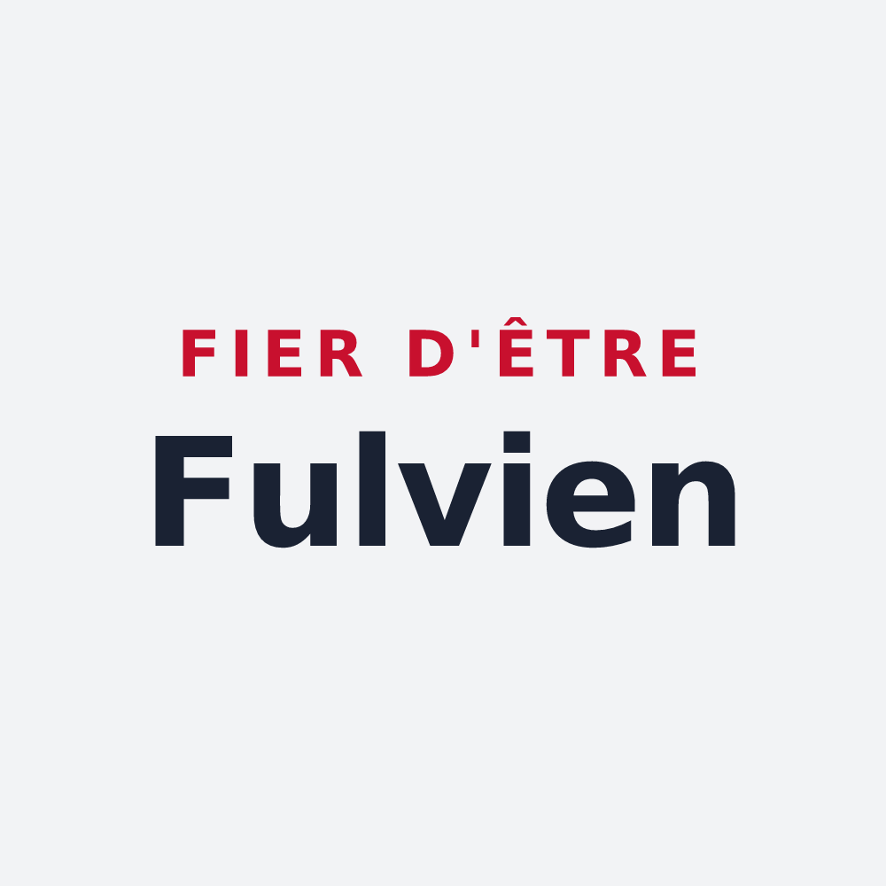 Poster « Fier d'être Fulvien » — design pour Fulvy