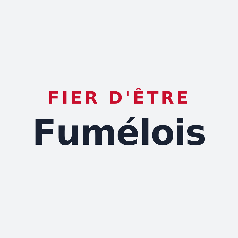 Poster « Fier d'être Fumélois » — design pour Fumel