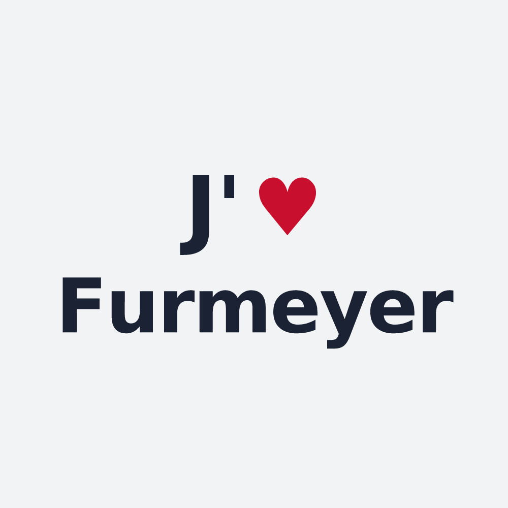 Poster personnalisé Furmeyer — design J'aime Furmeyer
