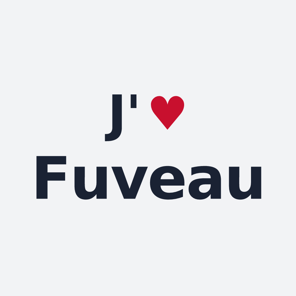 Poster personnalisé Fuveau — design J'aime Fuveau