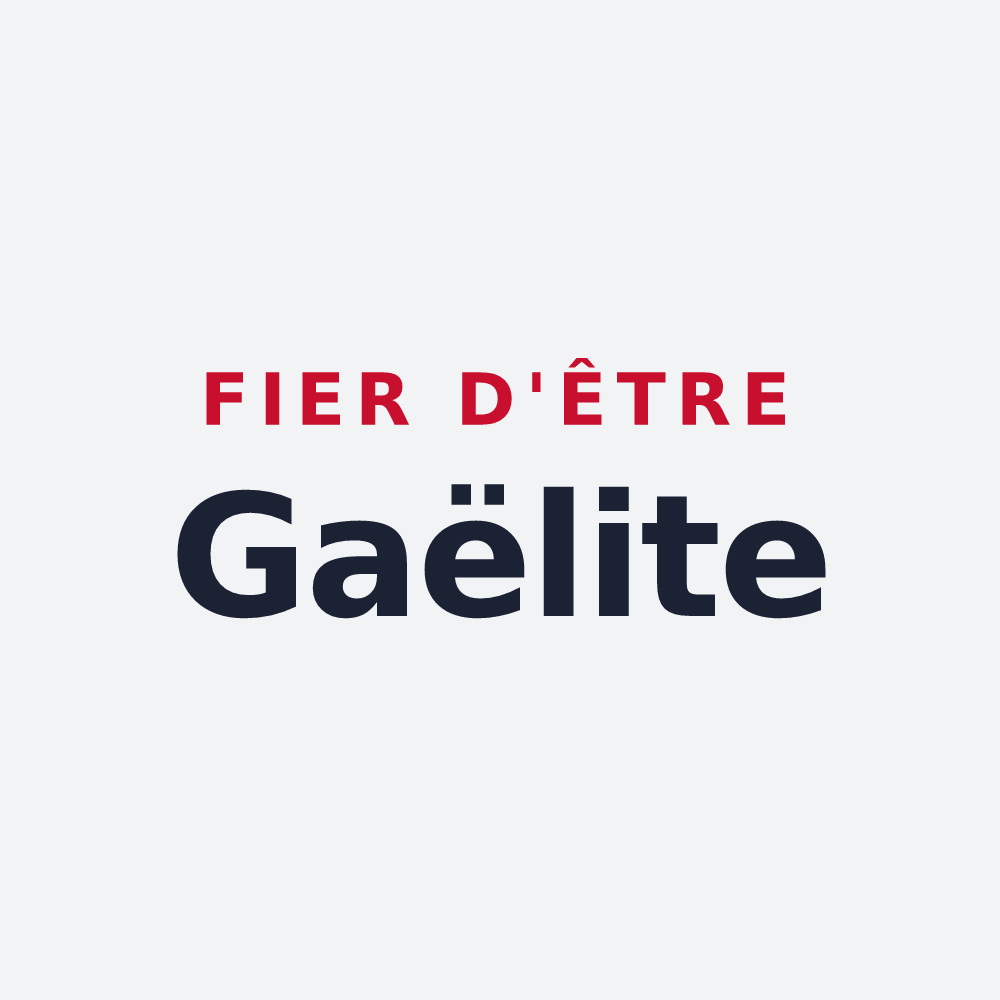 Poster « Fier d'être Gaëlite » — design pour Gaël
