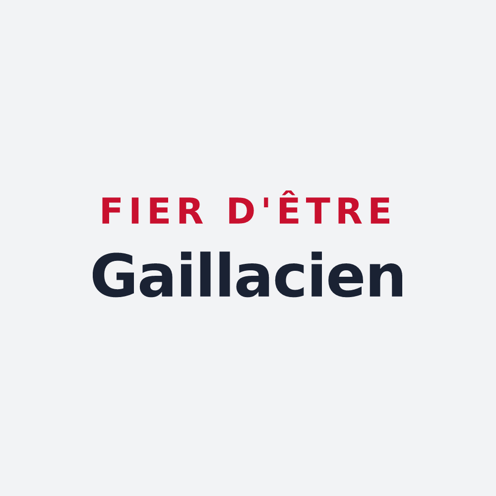 Poster « Fier d'être Gaillacien » — design pour Gaillac-d'Aveyron