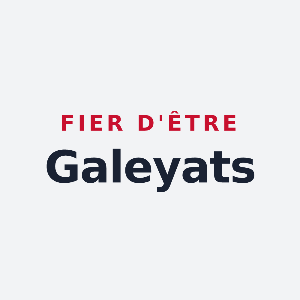 Poster « Fier d'être Galeyats » — design pour Galey