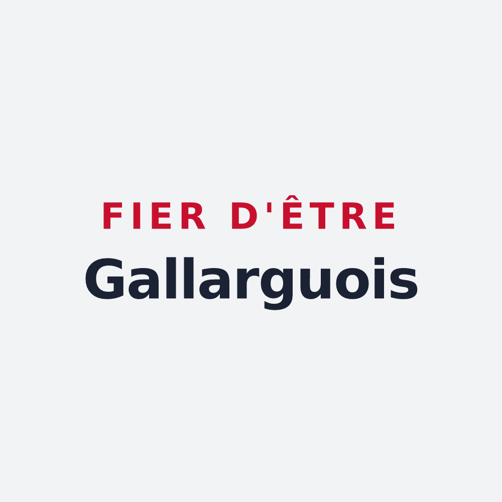 Poster « Fier d'être Gallarguois » — design pour Gallargues-le-Montueux