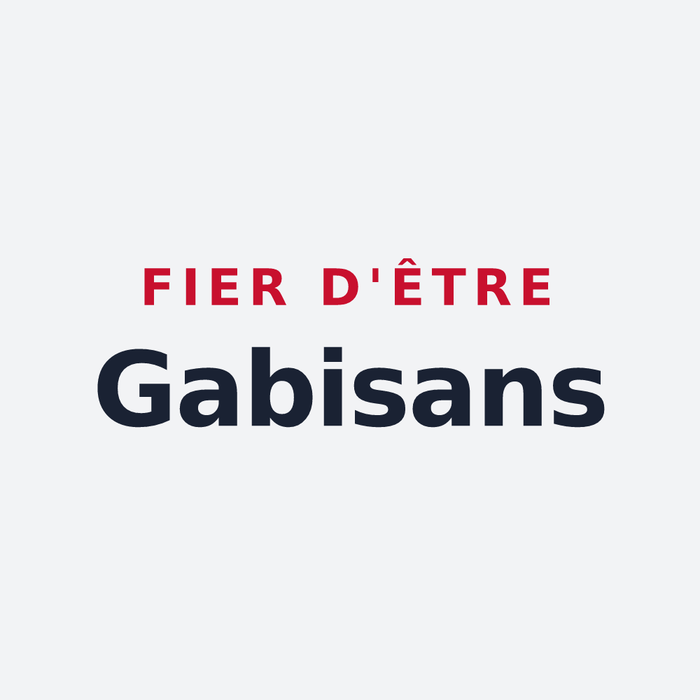 Poster « Fier d'être Gabisans » — design pour Gambaiseuil