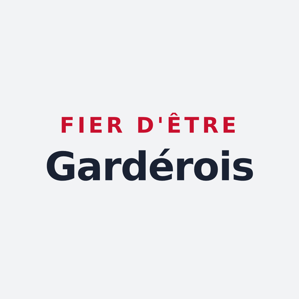 Poster « Fier d'être Gardérois » — design pour Gardères