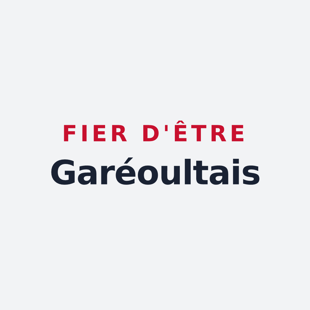 Poster « Fier d'être Garéoultais » — design pour Garéoult
