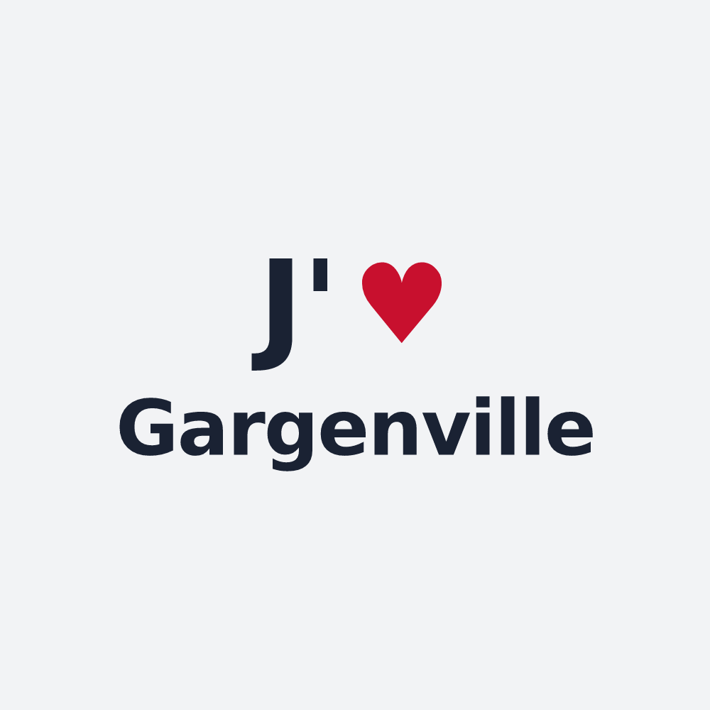 Poster personnalisé Gargenville — design J'aime Gargenville