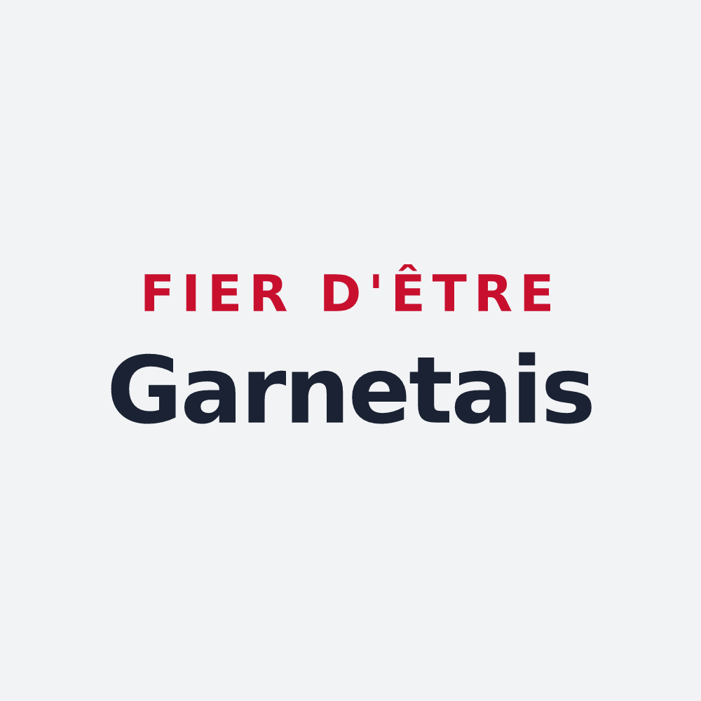 Poster « Fier d'être Garnetais » — design pour Garnay