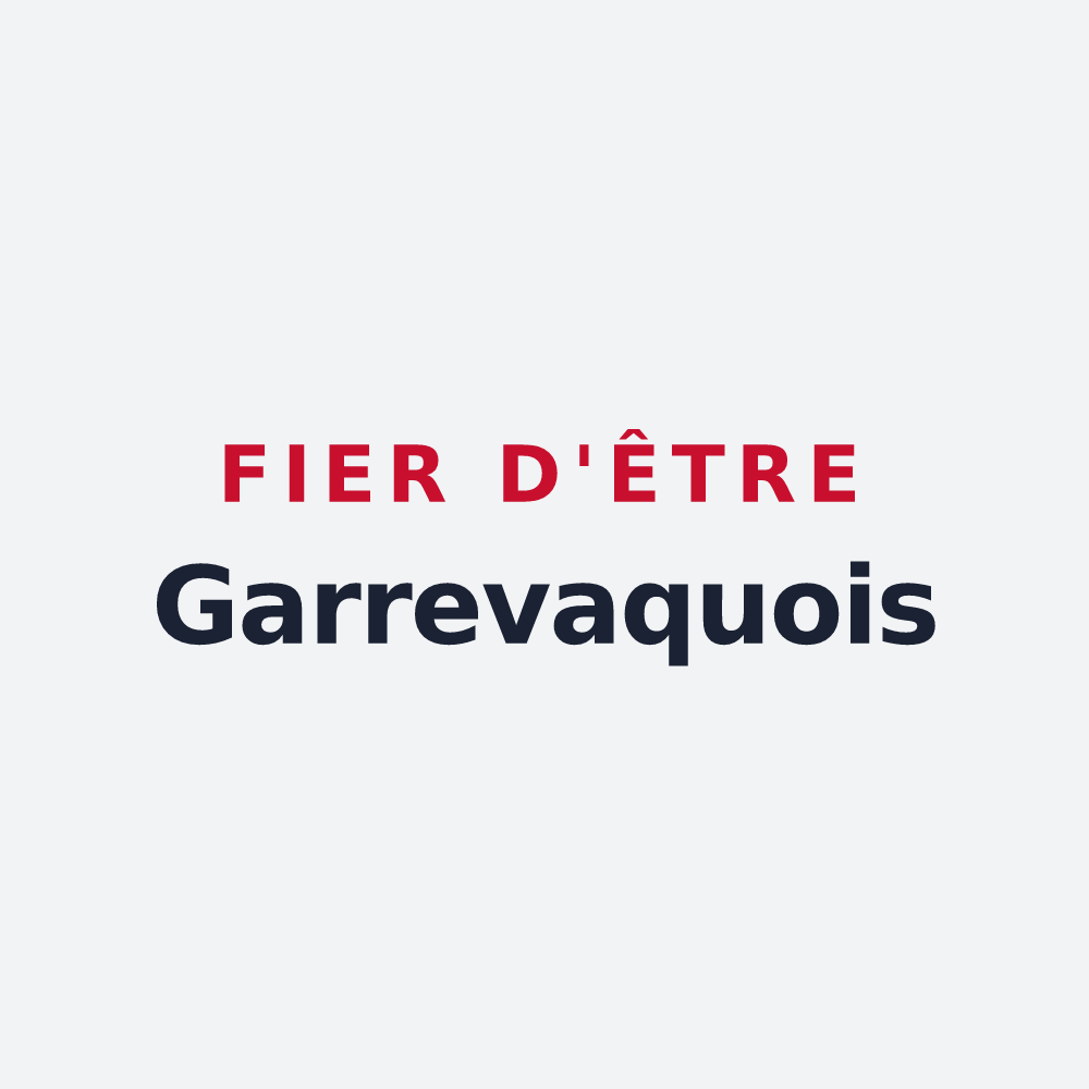 Poster « Fier d'être Garrevaquois » — design pour Garrevaques