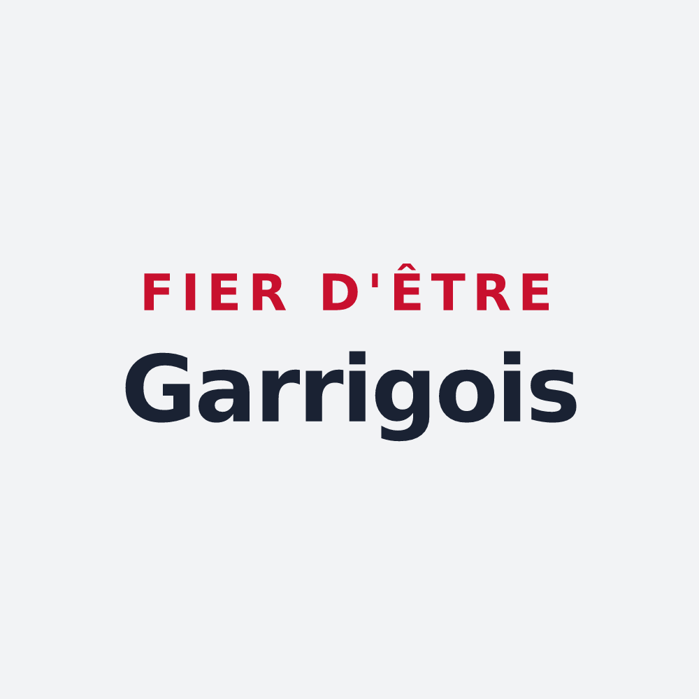 Poster « Fier d'être Garrigois » — design pour Garrigues