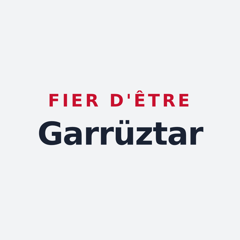 Poster « Fier d'être Garrüztar » — design pour Garris
