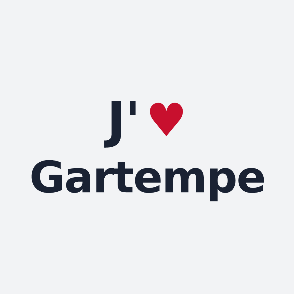 Poster personnalisé Gartempe — design J'aime Gartempe