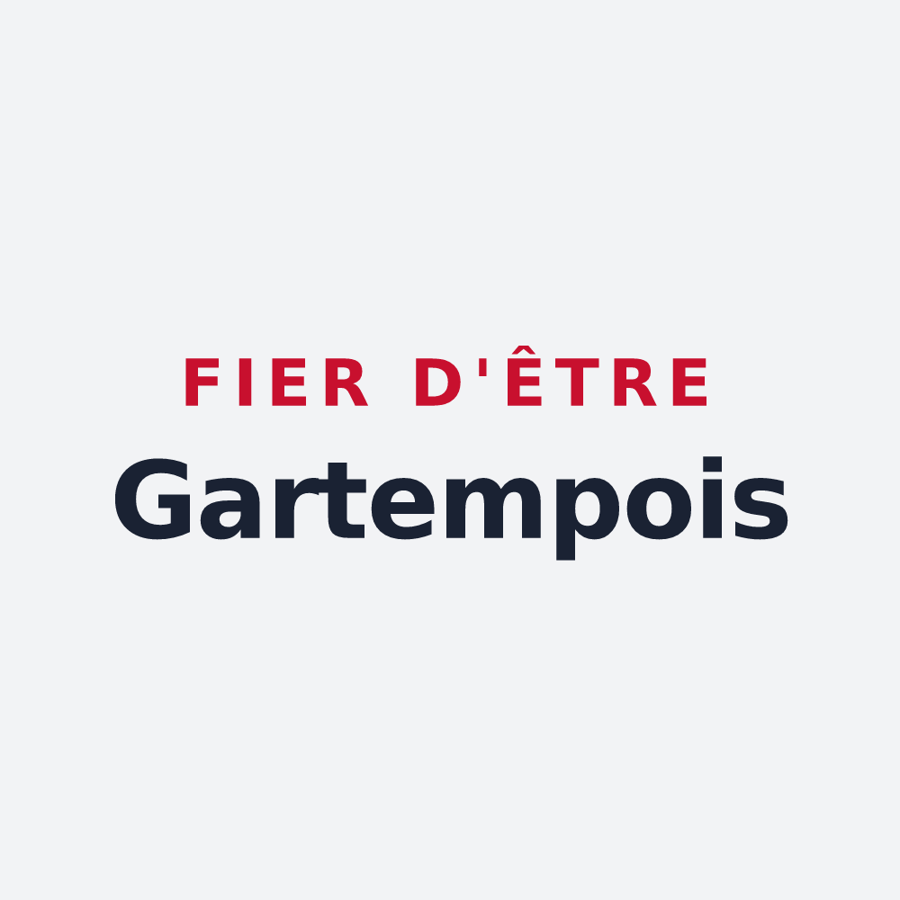 Poster « Fier d'être Gartempois » — design pour Gartempe