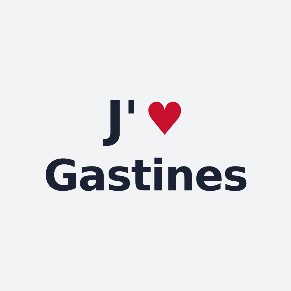 Poster personnalisé Gastines — design J'aime Gastines