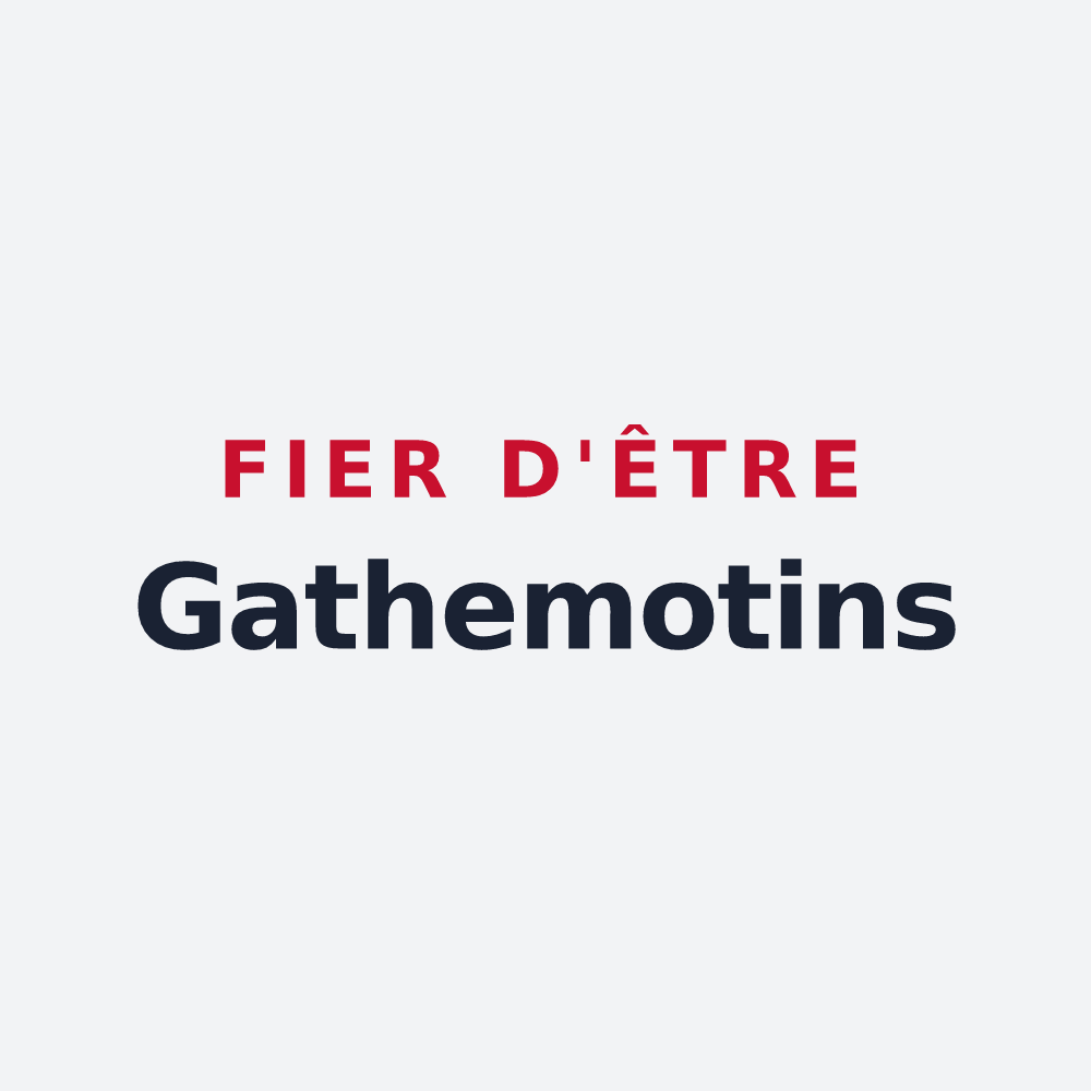 Poster « Fier d'être Gathemotins » — design pour Gathemo