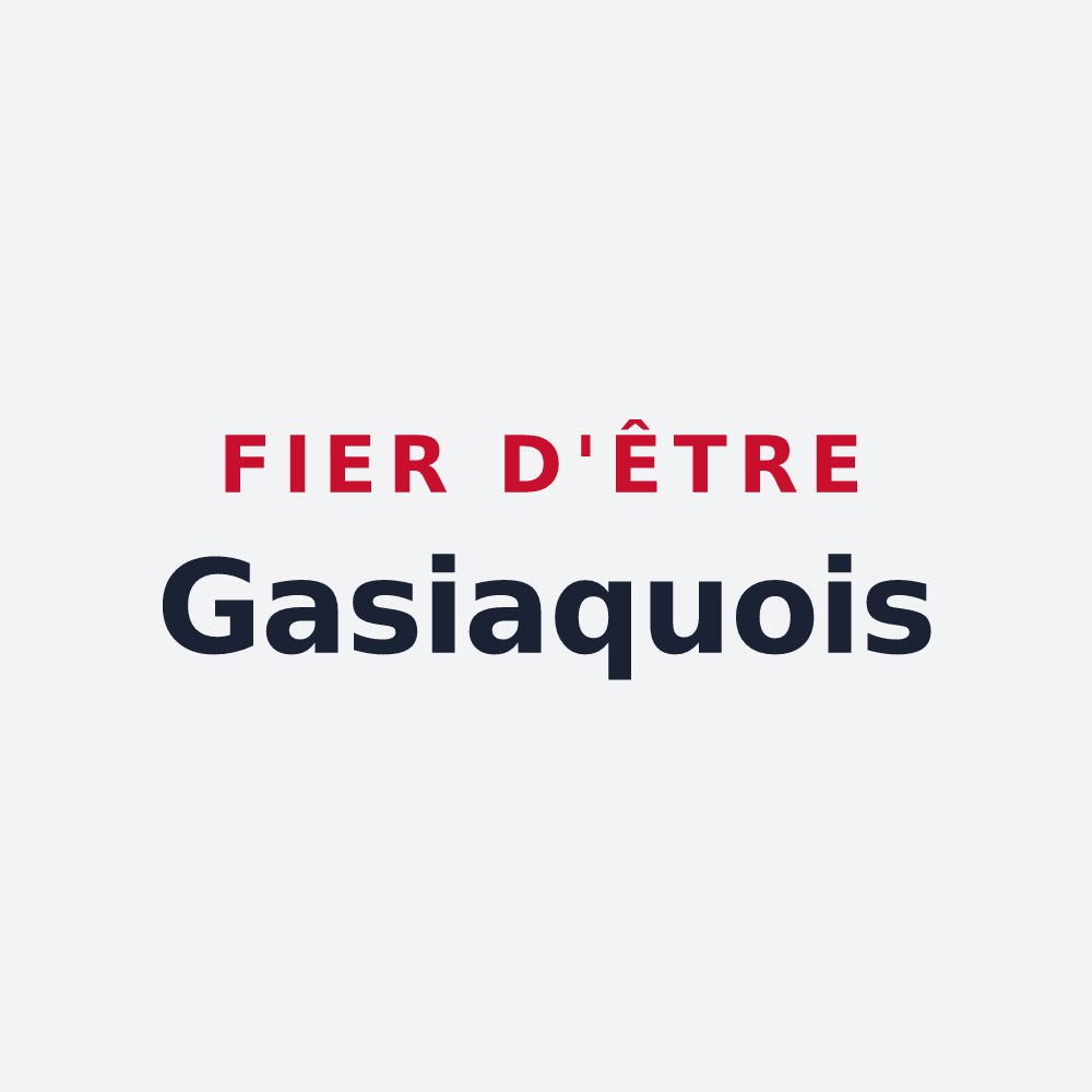 Poster « Fier d'être Gasiaquois » — design pour Gauchy