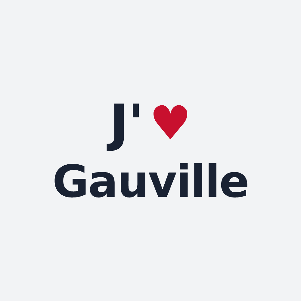 Poster personnalisé Gauville — design J'aime Gauville