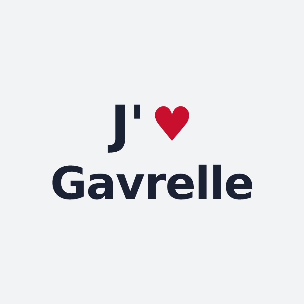 Poster personnalisé Gavrelle — design J'aime Gavrelle