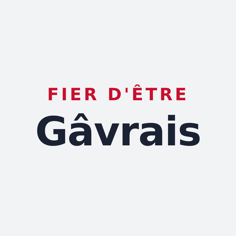 Poster « Fier d'être Gâvrais » — design pour Gâvres