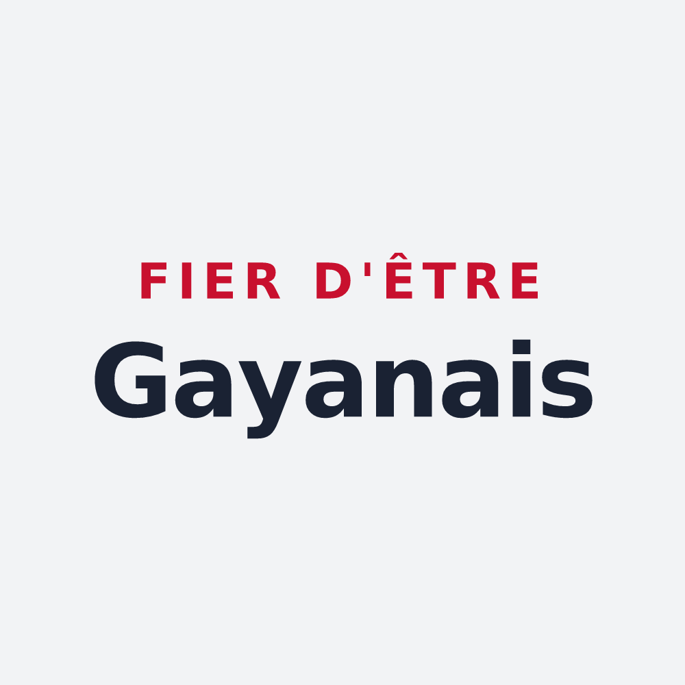 Poster « Fier d'être Gayanais » — design pour Gayan
