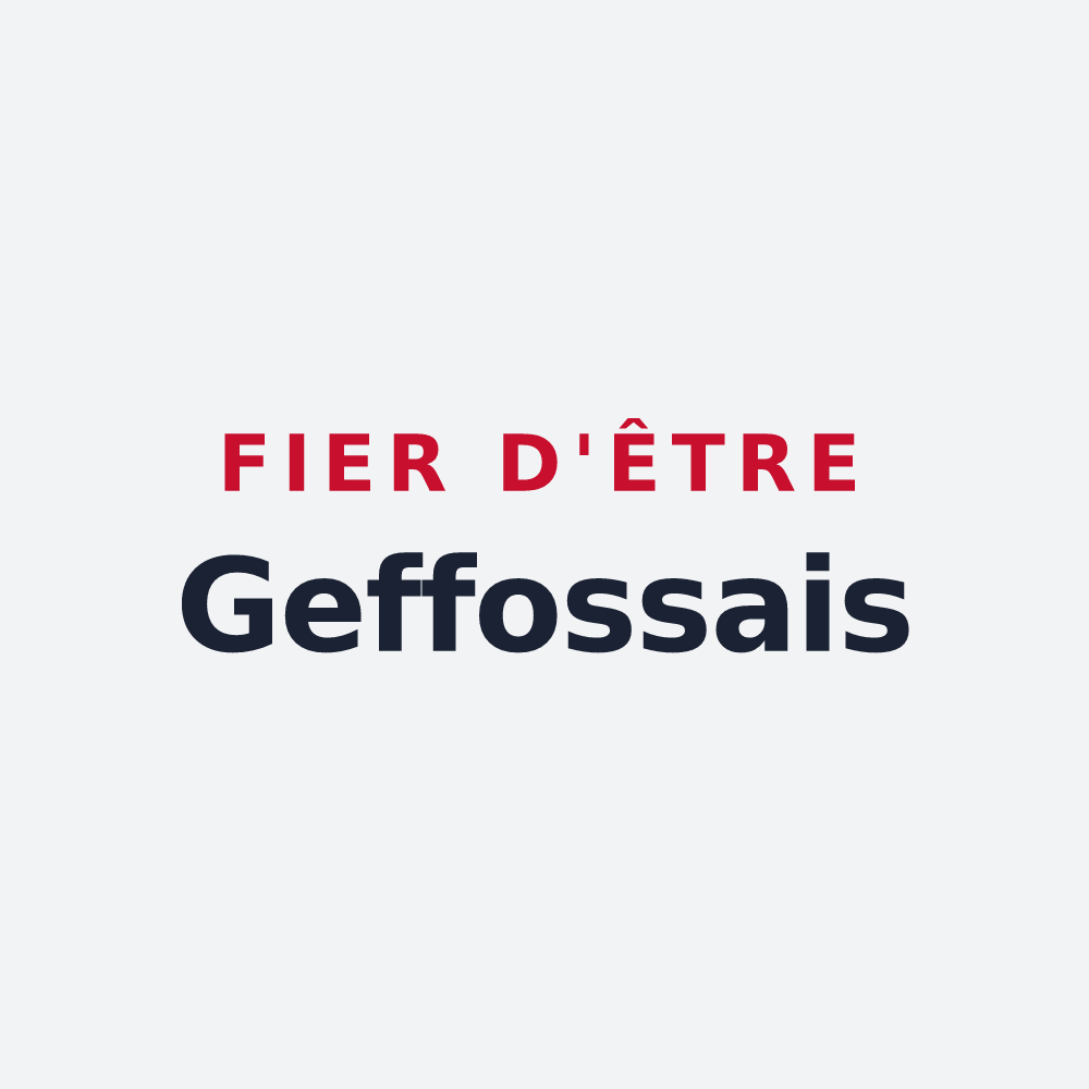 Poster « Fier d'être Geffossais » — design pour Geffosses