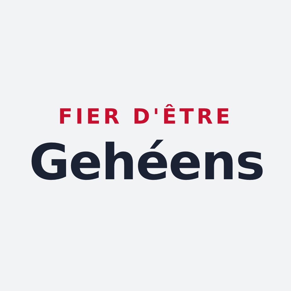 Poster « Fier d'être Gehéens » — design pour Gehée