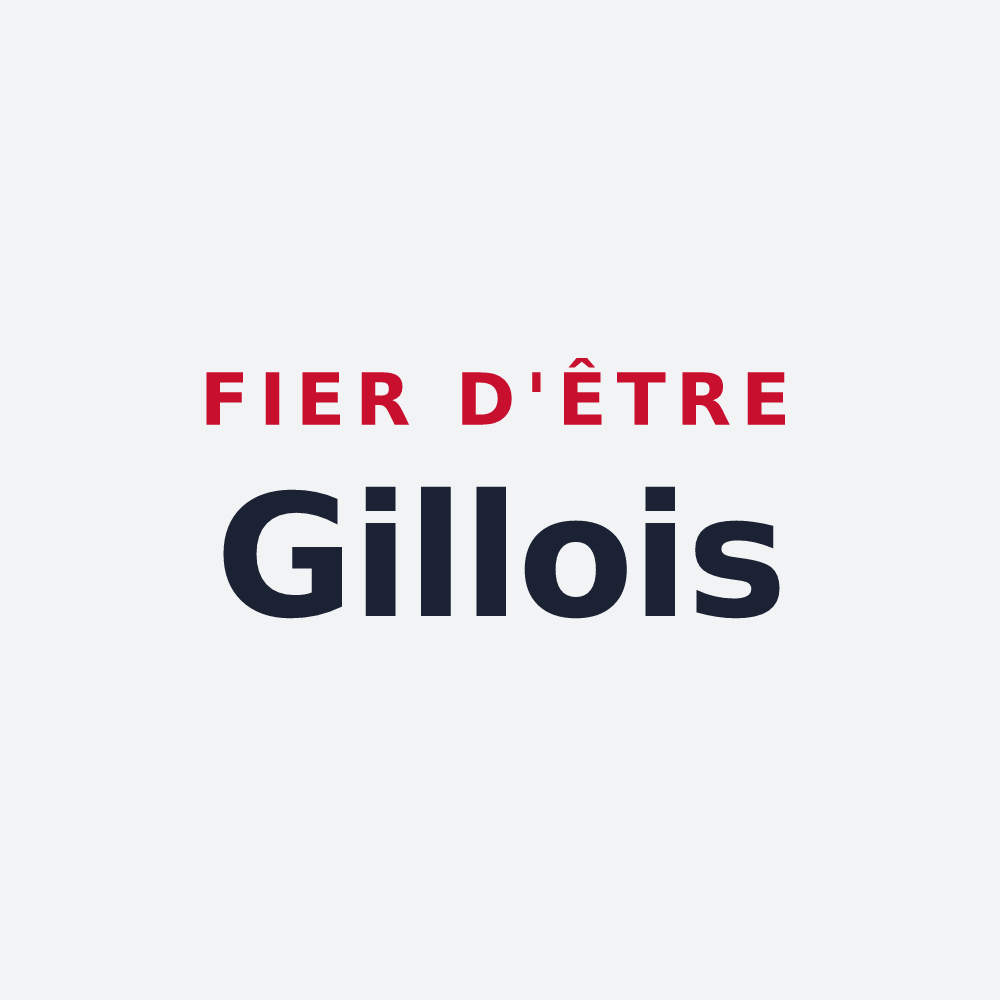 Poster « Fier d'être Gillois » — design pour Gélaucourt