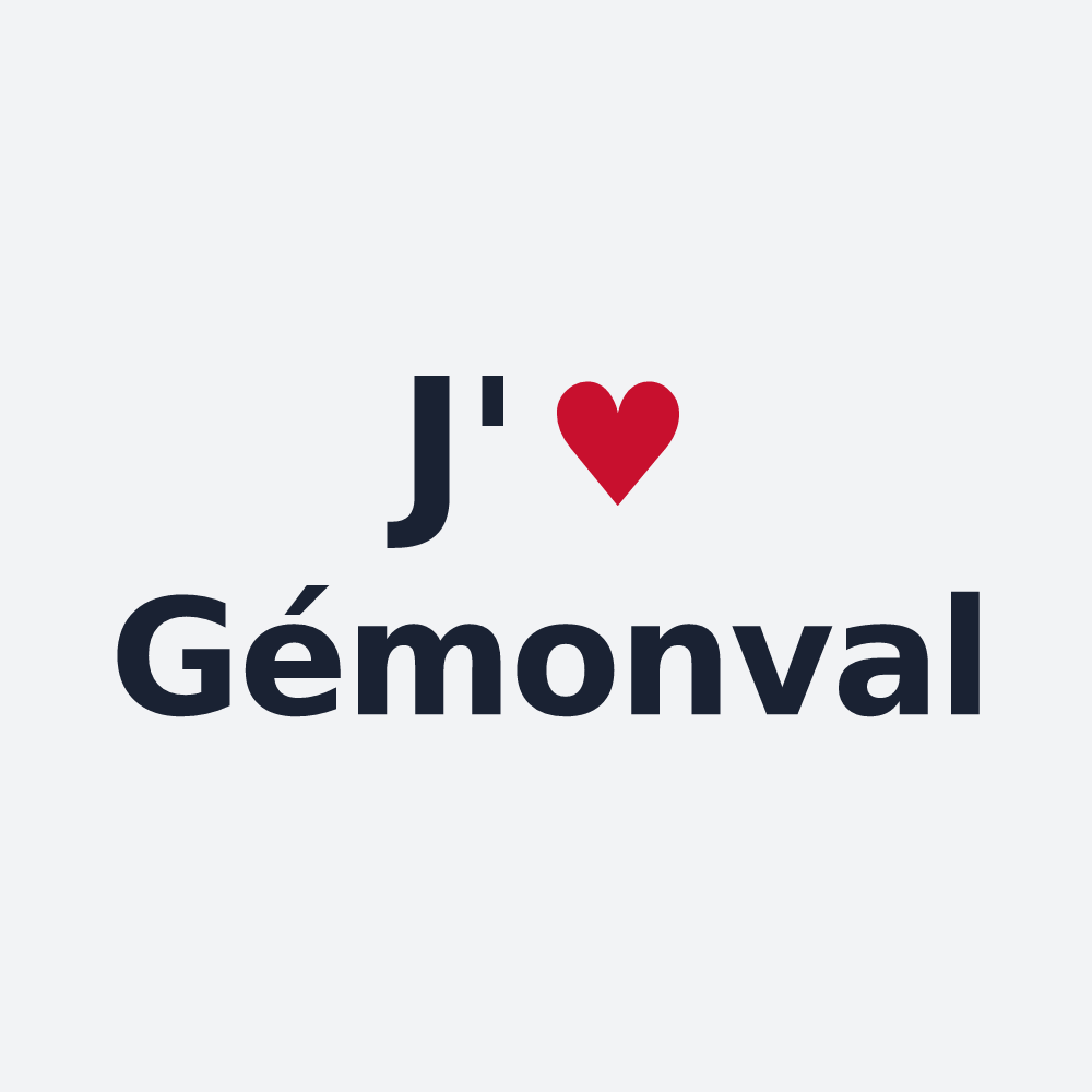 Poster personnalisé Gémonval — design J'aime Gémonval