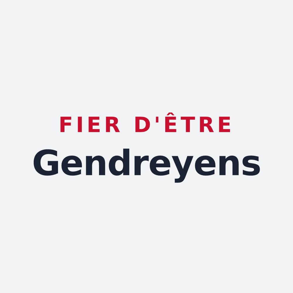 Poster « Fier d'être Gendreyens » — design pour Gendrey