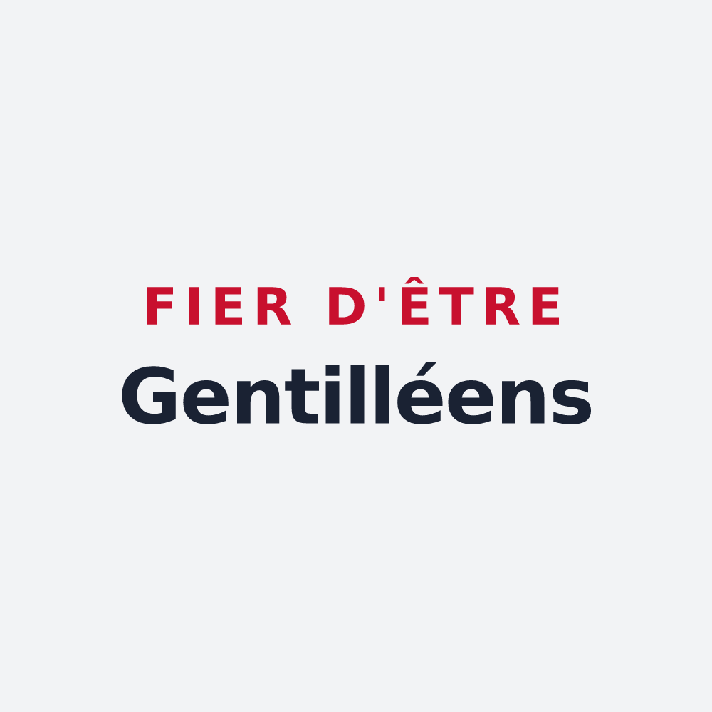 Poster « Fier d'être Gentilléens » — design pour Gentilly