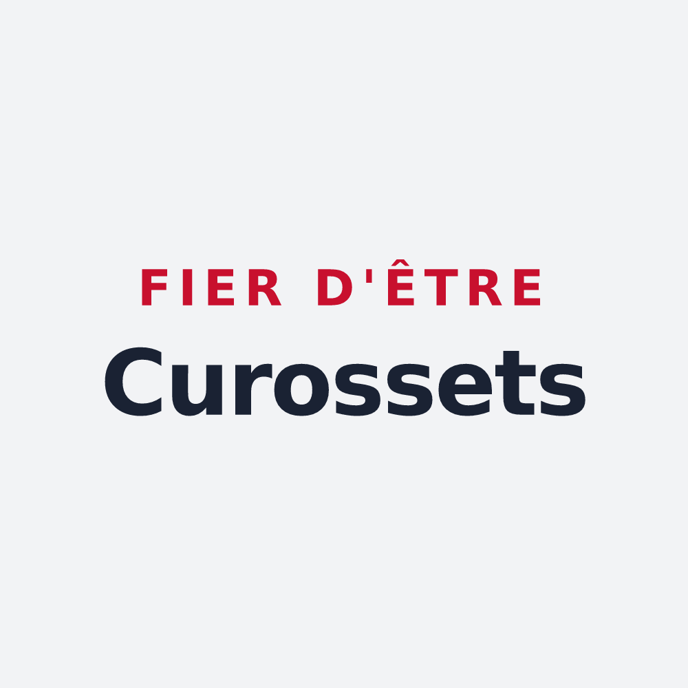 Poster « Fier d'être Curossets » — design pour Géovreisset