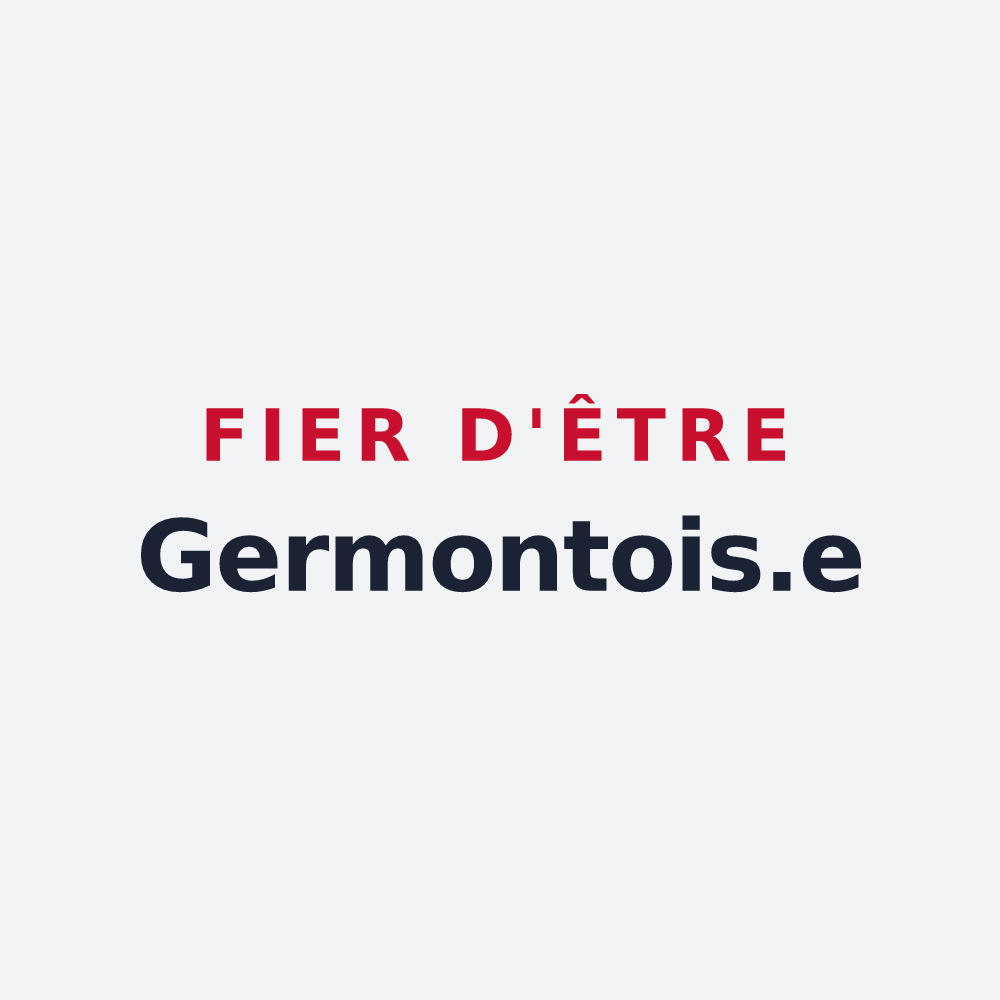 Poster « Fier d'être Germontois.e » — design pour Gerbécourt-et-Haplemont