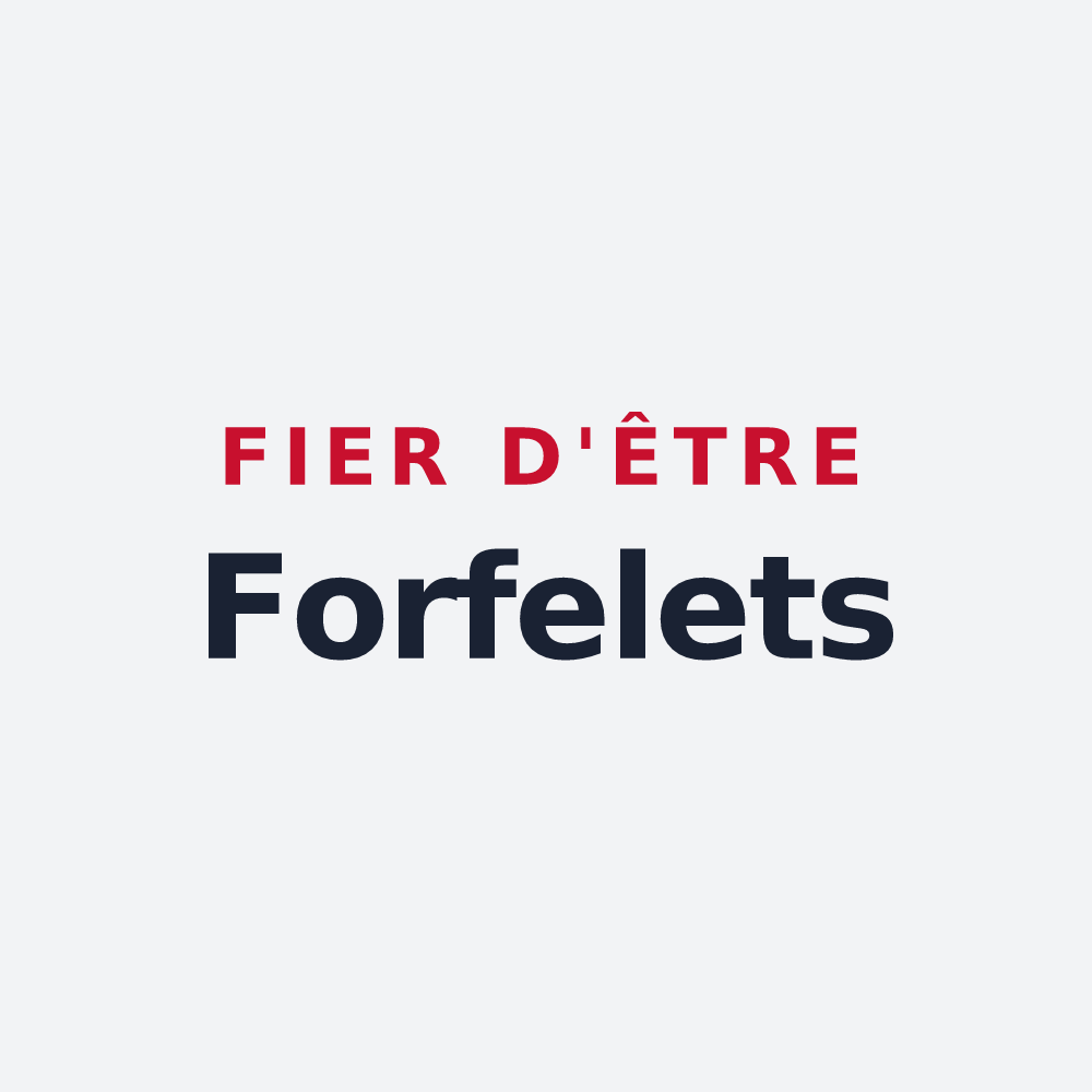 Poster « Fier d'être Forfelets » — design pour Gerbépal