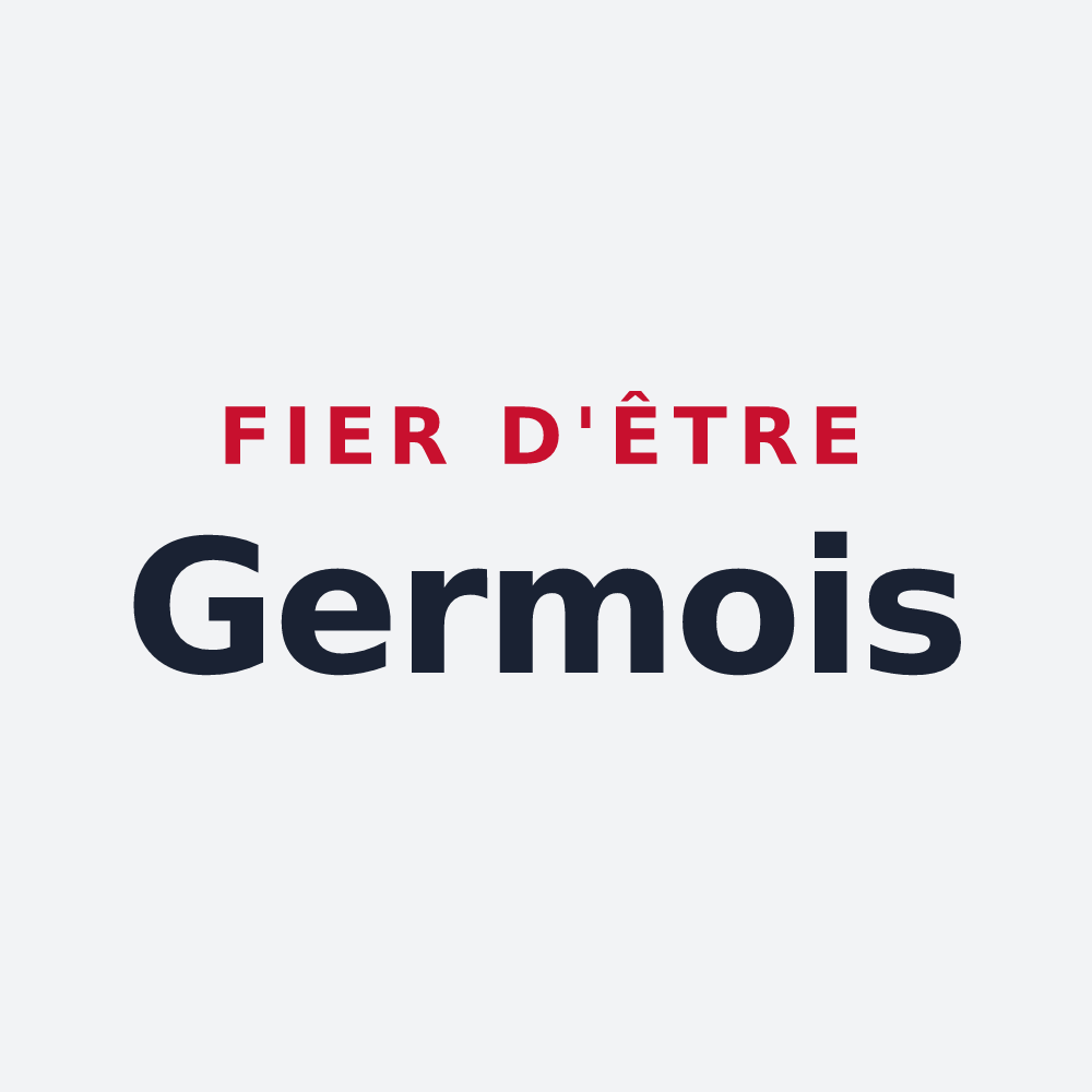 Poster « Fier d'être Germois » — design pour Germ