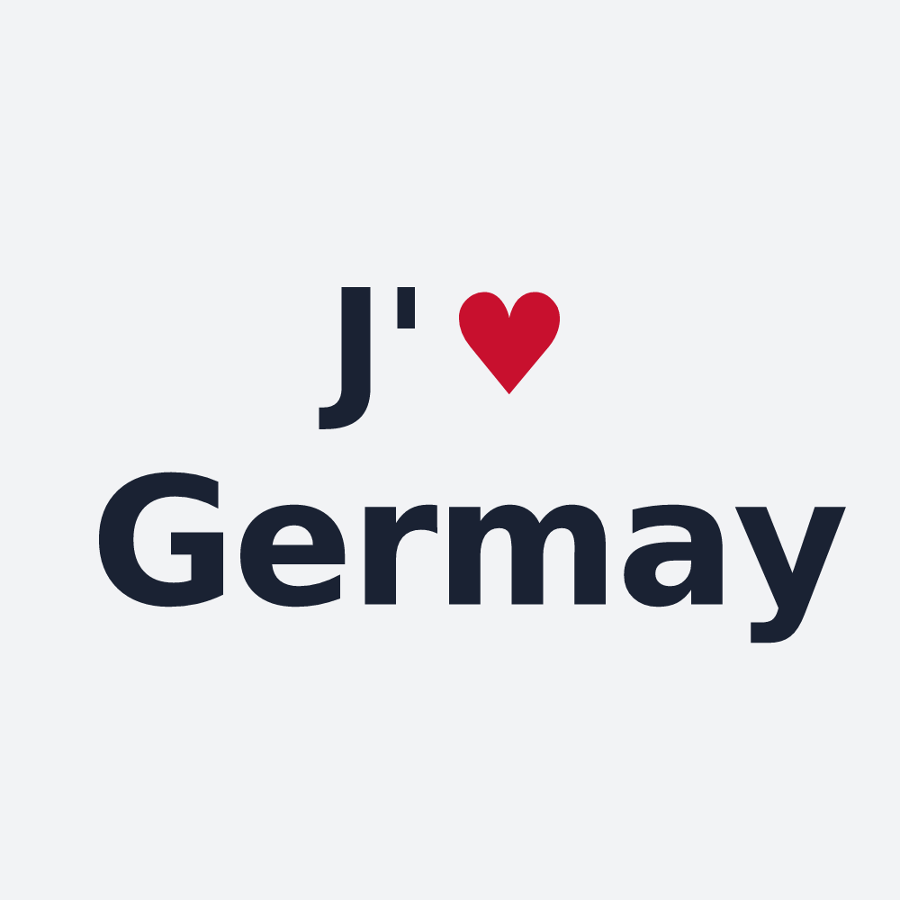 Poster personnalisé Germay — design J'aime Germay