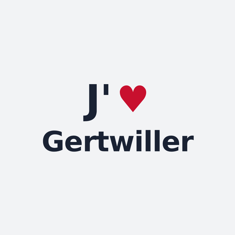Poster personnalisé Gertwiller — design J'aime Gertwiller