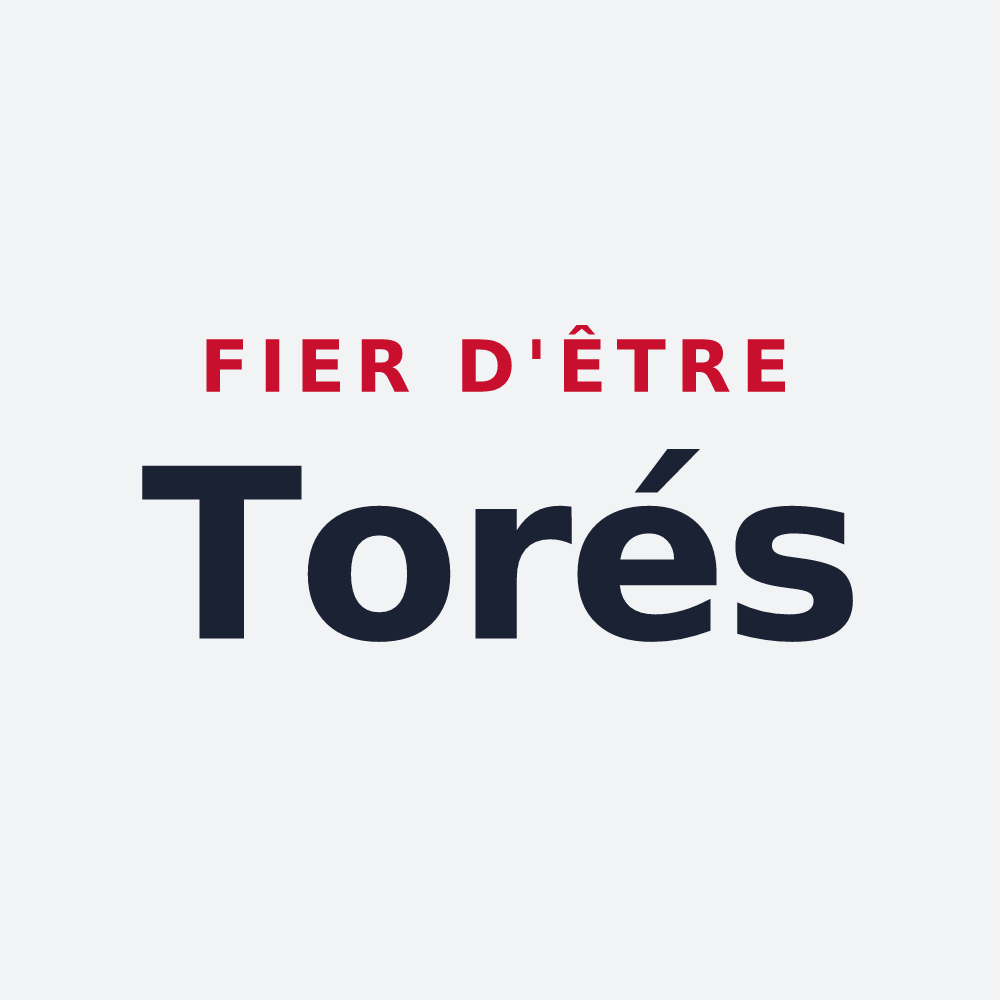 Poster « Fier d'être Torés » — design pour Gespunsart