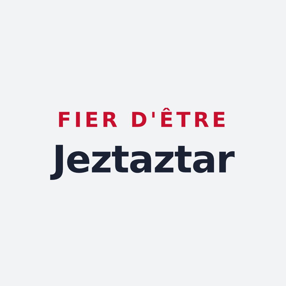 Poster « Fier d'être Jeztaztar » — design pour Gestas
