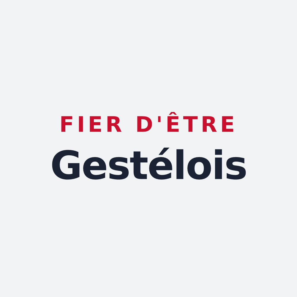 Poster « Fier d'être Gestélois » — design pour Gestel